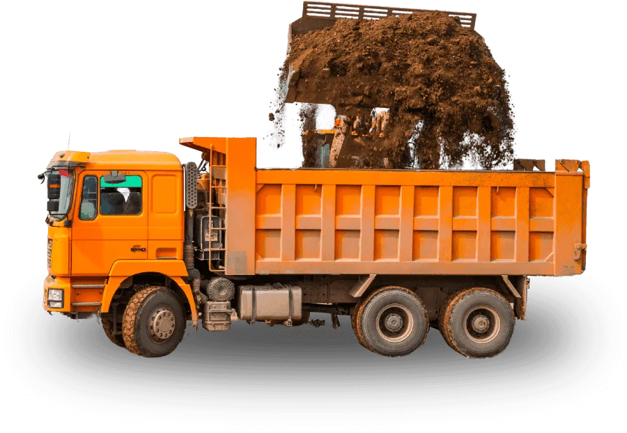 camion carico rifiuti